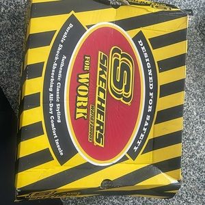 Men’s sketchers memory foam work boots